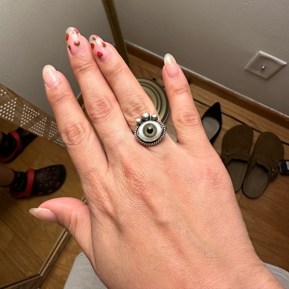 Evil eye ring